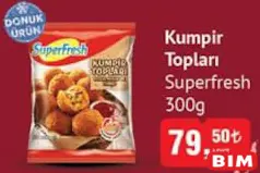 SUPERFRESH KUMPİR TOPLARI 300 G